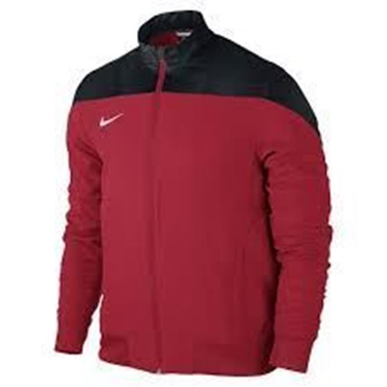 nike black and red jacket