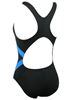 Picture of Tyr Titan Splice Maxback Swimming Costume - Black/Blue