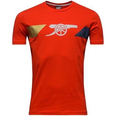 Picture of Puma Arsenal Football Club AFC Fan Tee - Cannon - High Risk Red