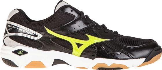 Picture of Mizuno Wave Twister 4 Indoor Court Shoe - Black/Lime