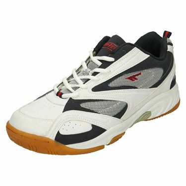 Picture of Hi-Tec Court Star Junior Indoor Court Shoe - White/Light Grey/Navy Red