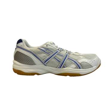 Picture of Asics Seigyo Ladies Indoor Court Shoe - White/White/Dazzling Blue