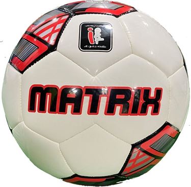 Picture of i-Pro Matrix Training Football - White/Red