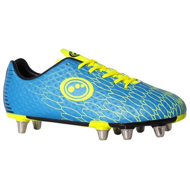 Picture of Optimum Viper Rugby Boot - Cyan/Yellow