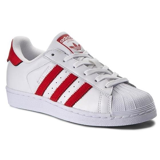 Picture of Adidas Superstar - White/Red