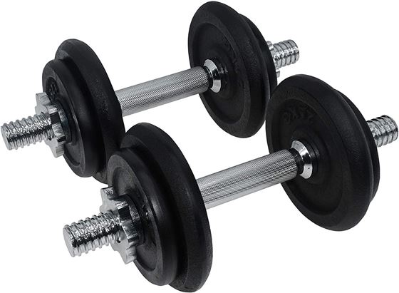 Picture of Urban Fitness 20kg Cast Iron Dumbbell Set