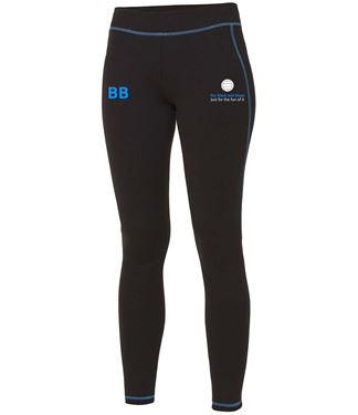 Picture of Black and Blues Netball Club Ladies Cool Athletic Pants