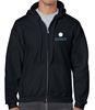 Picture of black and Blues Netball Club Zipped Hoodie