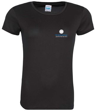 Picture of Black and Blues Netball Club Ladies Cool T-Shirt