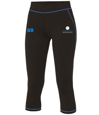 Picture of Black and Blues Netball Club Ladies Cool Capris